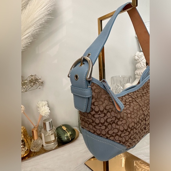 Coach Soho Mini Signature Jacquard Leather Handbag 6351 - Picture 3 of 4